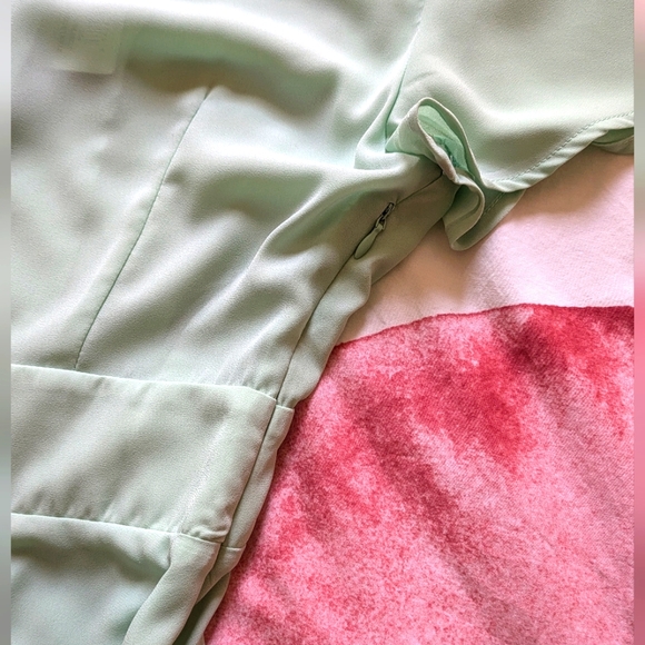 NWT Molly Bracken Mint Green Retro Mini Dress, size Small women's - Picture 7 of 12